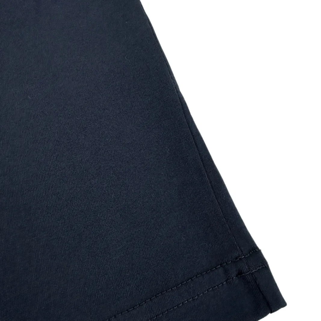 Acne Studios Logo Embroidered Long Sleeve (Blue) The fabric is made of custom organic cotton knitted with foggy clouds. It is delicate and soft, comfortable and skin-friendly. The color is dark navy blue. It condenses the tranquility and depth of the deep sea twilight. Retro calmness has a natural sense of coolness and luxury. The Acne Studios embroidered logo in White handwriting on the chest is like the finishing touch. It is low-key and engraved with the brand genes. It shows high-level recognition in silent places. Wear it with the Series suit. The top and bottom echo each other to form a luxurious and elegant system. It interprets the unique Nordic elegant mood. It uses imported machine embroidery technology and uses advanced computer control systems and precision mechanical components to realize the Acne Studios logo work. It has high precision. The lines are smooth and delicate. The fabrics have been fermented and washed. It has a better hand feel and texture. It is not easy to deform, not easy to shrink, not easy to fade, and maintains long-term beauty. Size:S-M-L-XL